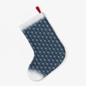 黒い実験室のクリスマスのストッキングカスタムな犬のストッキング スモールクリスマスストッキング (裏面 (吊り時))