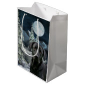 黒い実験室のクリスマス ミディアムペーパーバッグ (裏面アングル)