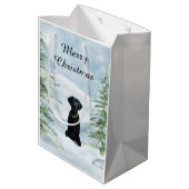 黒い実験室のクリスマス ミディアムペーパーバッグ (裏面アングル)