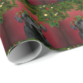 黒い実験室のクリスマス ラッピングペーパー (ロールコーナー)