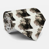 黒い実験室のタイ"穏やかなDaphne " ネクタイ (ロール)