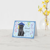 黒い実験室の卒業生 カード (黄色い花)