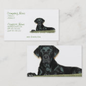 黒い実験室の名刺 名刺 (正面/裏面)