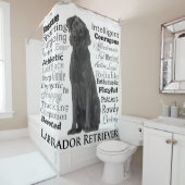 黒い実験室の特性のシャワー・カーテン シャワーカーテン (インサイチュ)