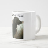 黒い実験室及び句の写真が付いているジャンボマグ ジャンボコーヒーマグカップ (正面右)