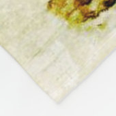 黒い実験室犬のアヒルの訓練の芸術 フリースブランケット (角)