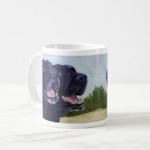 黒い実験室 コーヒーマグカップ (正面左)