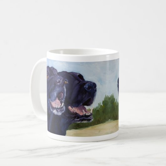 黒い実験室 コーヒーマグカップ (正面左)