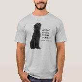 黒い実験室V.の妻のTシャツ Tシャツ (正面)