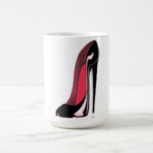 黒い小剣の靴 コーヒーマグカップ