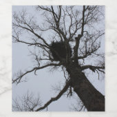 黒い小川の巣 ワインラベル (シングルラベル)