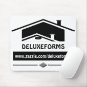 黒い屋根 マウスパッド (マウス)