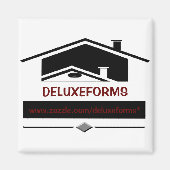 黒い屋根 マグネット (正面)