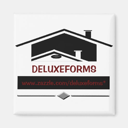 黒い屋根 マグネット (正面)