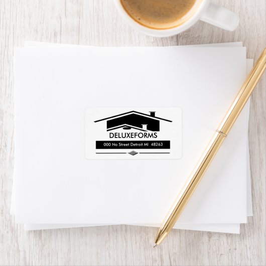 黒い屋根 ラベル (インサイチュ)