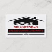 黒い屋根 名刺 (正面)