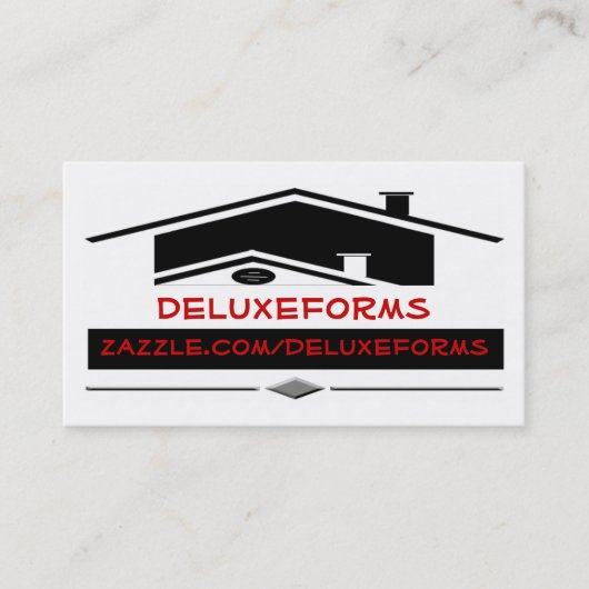 黒い屋根 名刺 (正面)