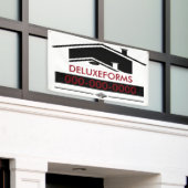 黒い屋根 横断幕 (ビルの外側)