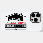 黒い屋根 Case-Mate iPhoneケース (裏面 (横))