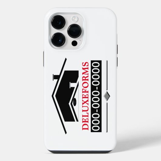 黒い屋根 iPhoneケース (裏面)