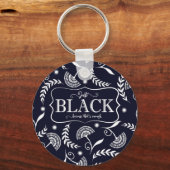 黒い履歴のリバーシブルキーチェーン キーホルダー (裏面)