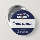 黒い履歴ツアーガイド名ボタン 缶バッジ (正面&裏面)