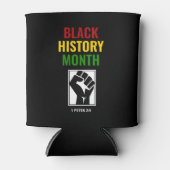 黒い履歴月のカスタマイズ可能な写真聖なる書物、 経典 缶クーラー (正面)