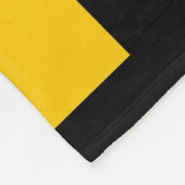 黒い履歴月の幾何学正方形ファミリ フリースブランケット (角)