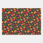 黒い履歴月の折り返し紙 ラッピングペーパーシート (正面2)