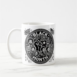 黒い履歴月の献上品 コーヒーマグカップ