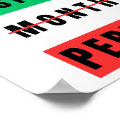 黒い履歴月期間 ポスター (角)