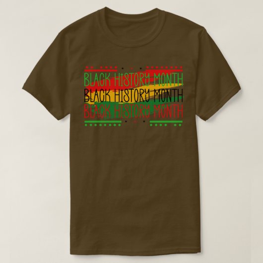 黒い履歴月2 Tシャツ (デザイン正面)