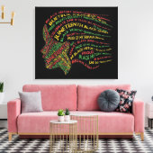 黒い履歴月 キャンバスプリント (インサイチュ (リビング))