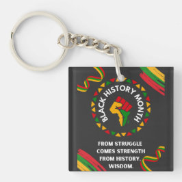 黒い履歴月 キーホルダー