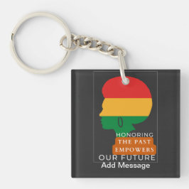 黒い履歴月 キーホルダー