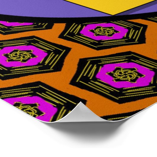 黒い履歴月 ポスター (角)