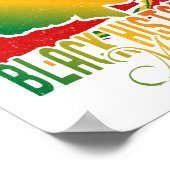 黒い履歴月 ポスター (角)