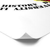 黒い履歴月 ポスター (角)