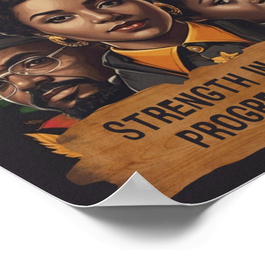 黒い履歴月 ポスター (角)