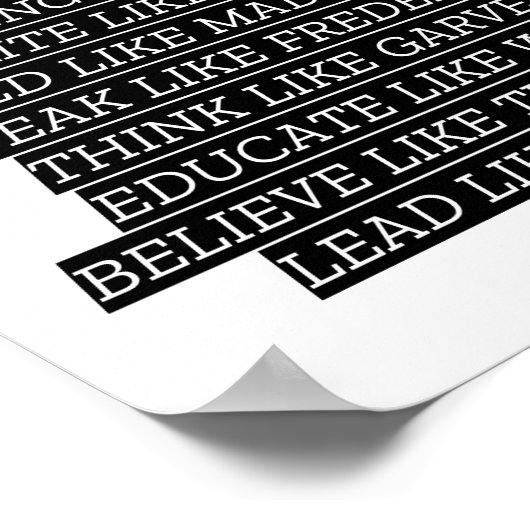 黒い履歴月 ポスター (角)