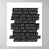 黒い履歴月 ポスター (正面)