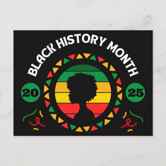 黒い履歴月 ポストカード (正面)