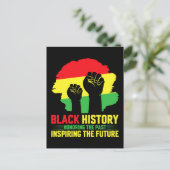 黒い履歴月 ポストカード (スタンド正面)