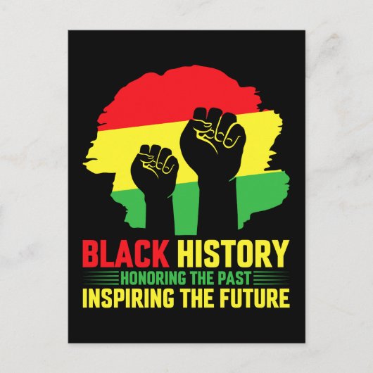 黒い履歴月 ポストカード (正面)