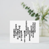 黒い履歴月 ポストカード (スタンド正面)