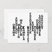 黒い履歴月 ポストカード (正面/裏面)