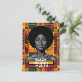 黒い履歴月 ポストカード (スタンド正面)