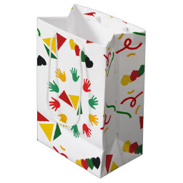 黒い履歴月 ミディアムペーパーバッグ