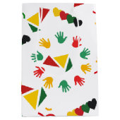 黒い履歴月 ミディアムペーパーバッグ (正面)