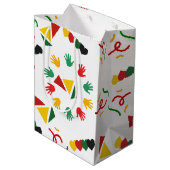 黒い履歴月 ミディアムペーパーバッグ (裏面アングル)